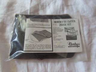 Vintage Regency Iii Leather Clutch Purse Kit Tandy 4317 Tool Punched Bag