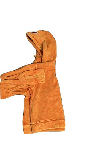 cross colours vintage orange hoodie 2