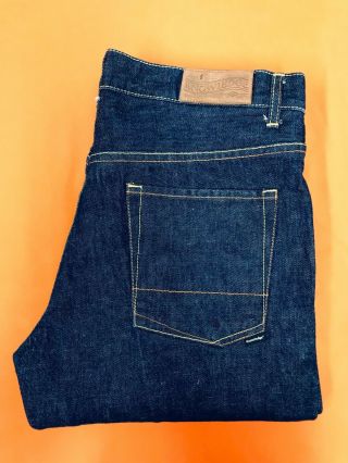 Know1edge Vintage Blue Selvedge Jeans Size 36 X 34