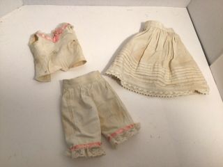 Antique Chemise,  Pantaloons & Petticoat For Your Doll