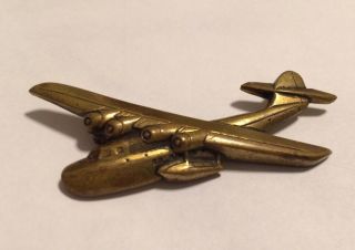 Pan Am American Airlines China Clipper M - 130 Pin 1930s Badge Pilot Vintage Old