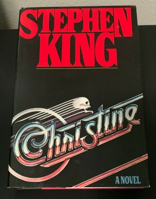 Christine By Stephen King 1983 Hardcover Vintage Early Printing Fine Cond.  Rare