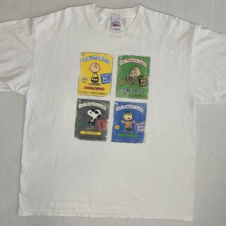 Vintage The Peanuts Gang Snoopy Cartoon T Shirt Xl Extra Large Mens 90s White