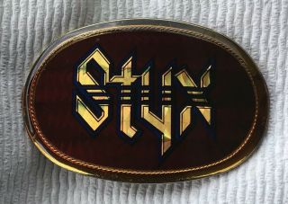 1970’s Vintage & Rare (styx) 1978 Pacifica Rock Band Prism Belt Buckle