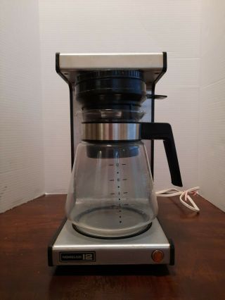 Vintage Norelco Dial - A - Brew Ii 12 Cup Drip Coffee Maker Hb - 5193