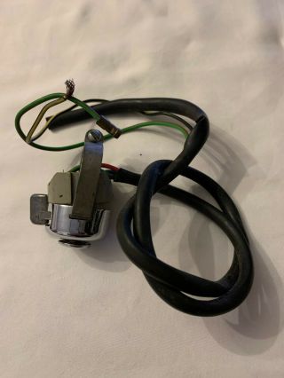 VINTAGE MOTORCYCLE MILLER HORN AND DIP SWITCH 2