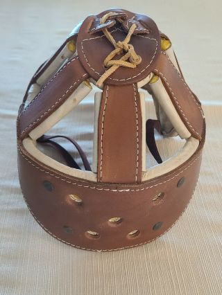 Hockey Helmet - Vintage Leather In