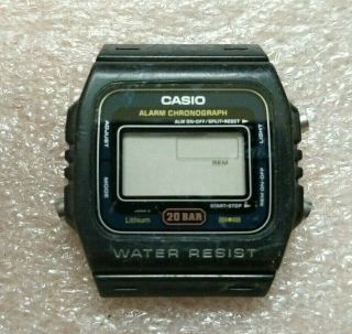 Rare Model Vintage Casio 690 Dw - 240 Watch Stainless Steel Back Japan