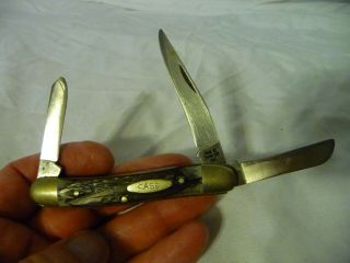 Old Vintage Case Xx Ss 6318 Hp Ssp 3 Bladed Pocket Knife