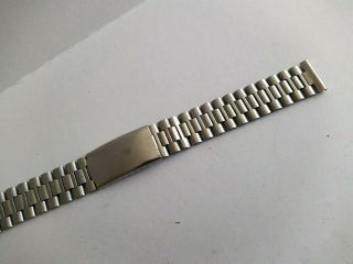 Vintage Gents Nsa Style Watch Bracelet 18mm Ends For Heuer Long