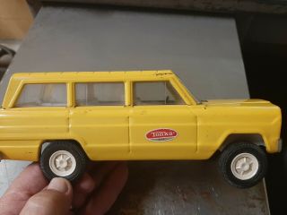 Vintage Tonka Station Wagon Yellow Vehicle Car Model Jeep Cool Piece