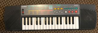 Vintage 1990s Casio Sa 35 Pcm Synthesizer Lofi Electronic Keyboard Kids