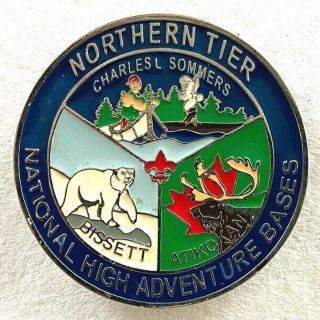 Northern Tier National High Adventure Bases Belt Buckle - Vintage Boy Scout