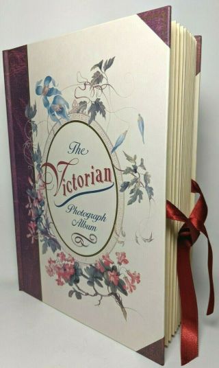 Vintage Victorian Photograph Album Slip In Picture Frames Library 1996 Pages 23