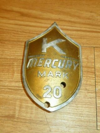 Vintage Mercury Mark 20 Outboard Face Plate Front Cover