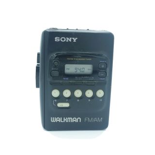 Sony Walkman Wm - Fx20 Radio Cassette Player W/ Belt Clip Japan Vintage