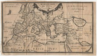 Antique Map Of Middle East North Africa Europe From The Book Julius Caesar 1650