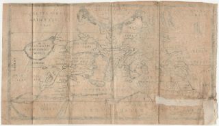 Antique Map of Middle East North Africa Europe from the Book Julius Caesar 1650 2