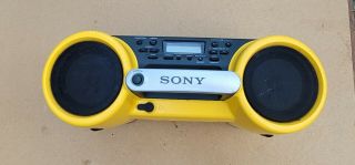 Sony Esp Sports Cfd - 980 Vintage Water Resistant Radio Cd/cassette Player Boombox