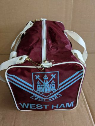 West Ham United Sport Bag Holdall By Hale Vintage 1980s Old Stock