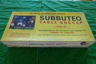 Vintage Subbuteo Table Soccer Set Set