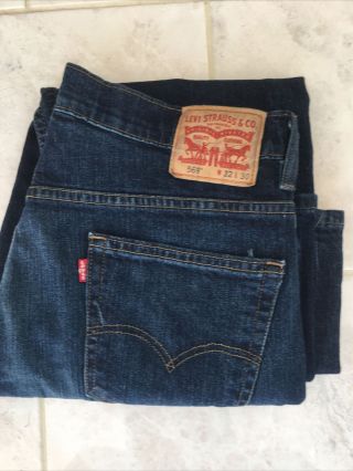 Men’s Levi Strauss 569 Vintage Denim Jeans W34 L30 Levi 