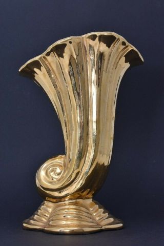 Royal Winton Aegean Cornucopia Vase Vintage 1950 