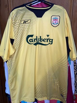 Liverpool Fc Retro Vintage Football Shirt Jersey Mens L Large Reebok