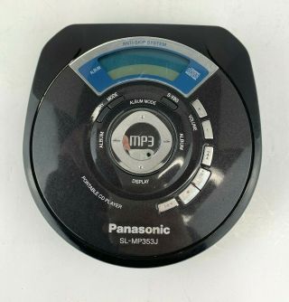 Panasonic Sl - Mp353j Personal Mp3 Cd Player Anti - Skip System,  Black - Vtg