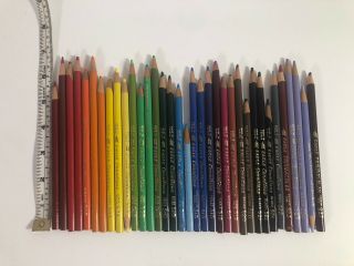 35 Vintage Eagle Prismacolor Colored Pencils Artist Crayons Canadiana Pre - Berol