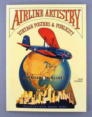 Airline Artistry Vintage Posters & Publicity Book Don Thomas Great Images Boac