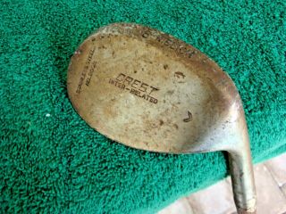 Vintage Hickory Golf Club Crest Inter - Related 8 Niblick Golf Club