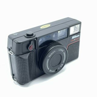 Vtg Nikon One Touch L35af 2nd Gen Point & Shoot Film Camera W/ 35mm F2.  8 Lens