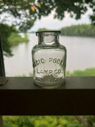 Magic Pocket Lamp - York - Lighter - Vintage Bottle - 1900