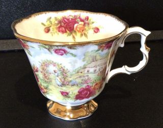 Vintage Royal Albert Tea Cup " A Celebration Of The Old Country Roses Garden "