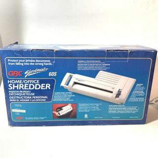 Gbc Shredmaster Paper Shredder 60s Vintage Shredding Machine