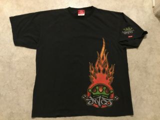Vintage 90s Jnco Logo Shirt Size Xxl Made In Usa Tribal Dragon Rare