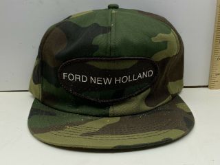 Vintage Ford Holland Snapback Trucker Hat Cap K Products Brand