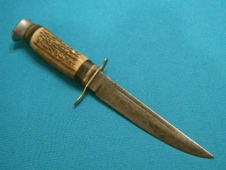 Vintage Edge Brand461 Solingen Germany Stag Hunting Skinning Bowie Knife Fishing