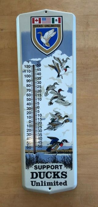 Rare Vintage Ducks Unlimited Thermometer