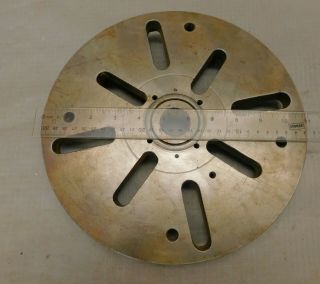 11 Inch Dia.  Lathe Face Plate Vintage Reed Lathe & Machinist Tool