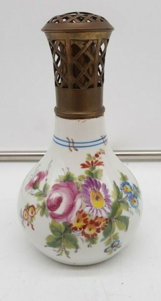 Antique Lampe Berger Porcelain Aromatherapy Perfume Oil Lamp Le Paris France