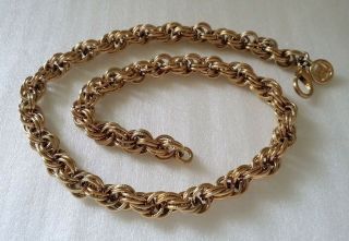 Vintage Givenchy Double Link Unisex Chain Necklace 19 " L