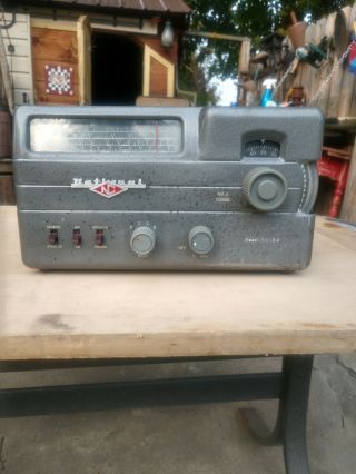 Vintage National Nc Sw - 54 - 1 Short Wave Radio.  Radio In
