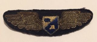 Olympic Airways Pilot Wings Badge Pin Medal Greek Airline Greece Vintage Patch