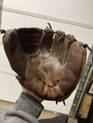 Vintage Nokona Ristankor Baseball Glove Made In Usa Rh Pat.  No.  2722007
