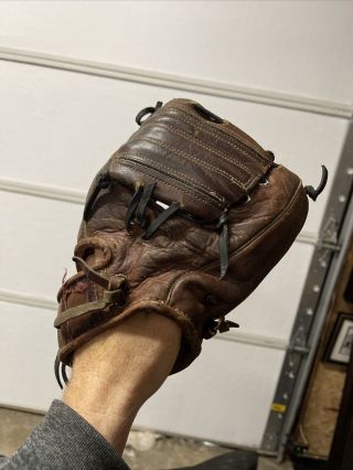 Vintage Nokona Ristankor Baseball Glove Made in USA RH Pat.  No.  2722007 2
