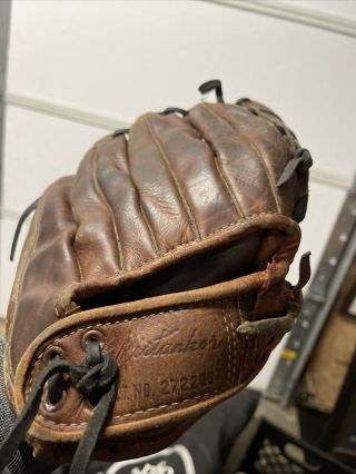 Vintage Nokona Ristankor Baseball Glove Made in USA RH Pat.  No.  2722007 3