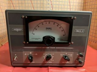 Vintage Jackson Model 652 Audio Signal Generator Recapped In.