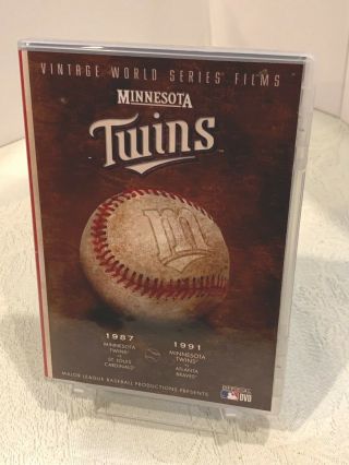 Minnesota Twins Vintage World Series Films 1987 & 1991 Baseball Mlb Highlights